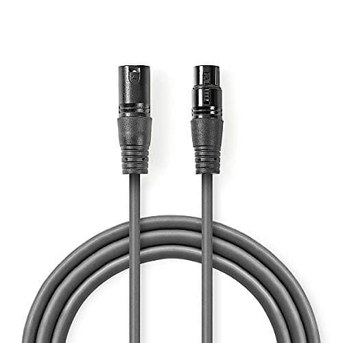 Nedis DMX Cable 3-Pin Dark Grey 20m
