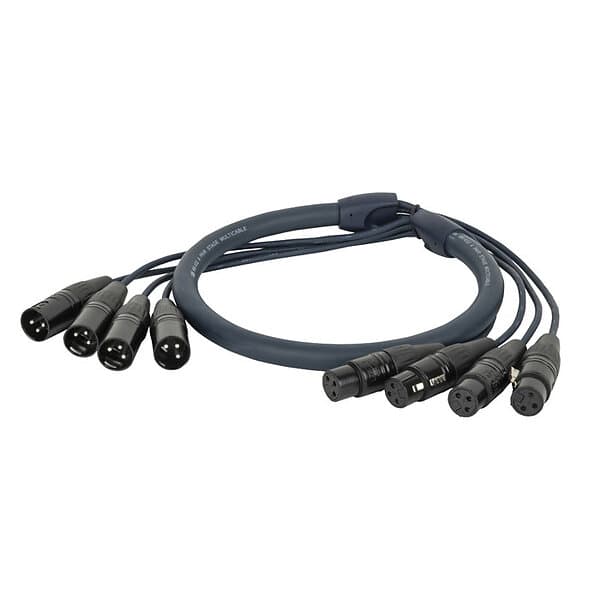 DAP Audio DMX Snake 4 way 3 pole XLR 25m