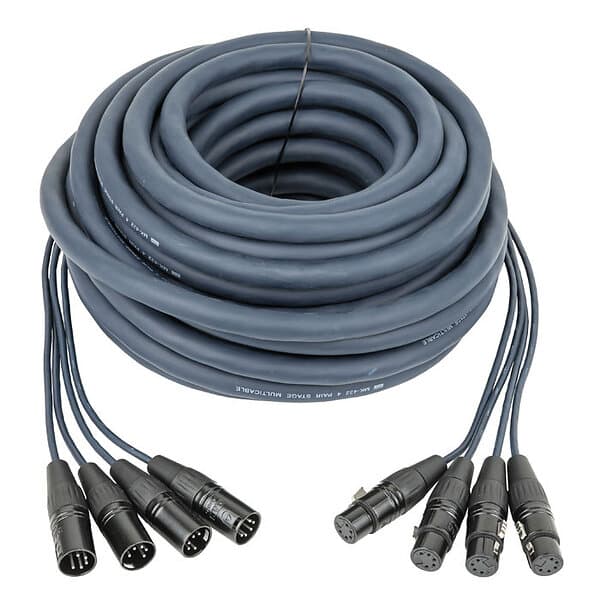 DAP Audio DMX Snake 4 way 5 pole XLR 25m
