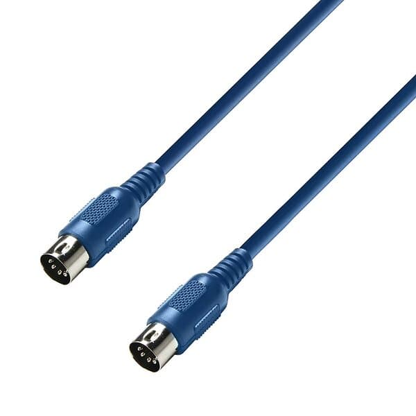 Adam Hall MIDI-Cable 0,75m Blue