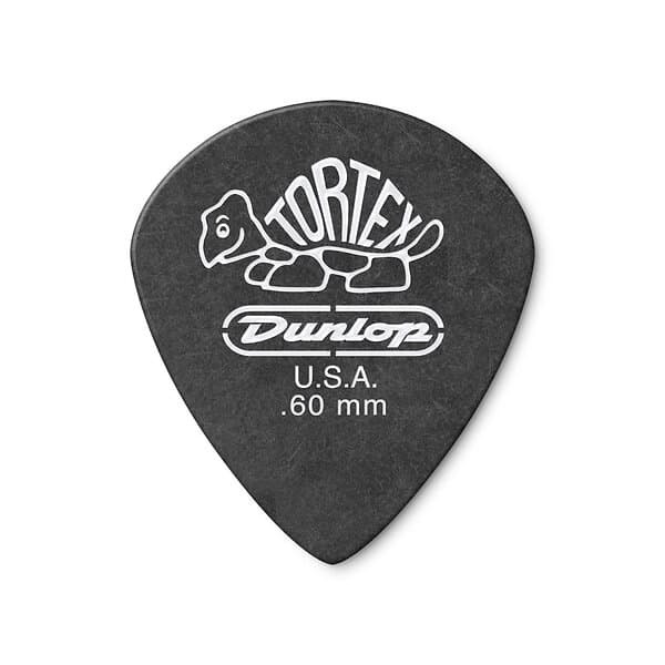 Jim Dunlop 482P060 TORTEX Pitch Black Jazz III 12/PLYPK