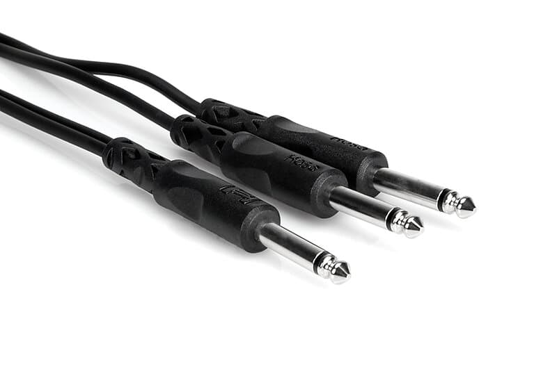 Hosa 1x6.3mm Ma > 2x6.3mm 1,5m