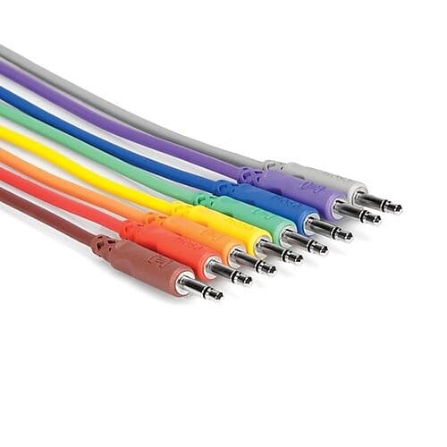 Hosa 3,5mm Ma MO > 30cm Patch Cable (8-pack)