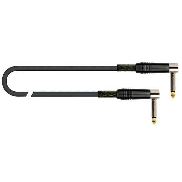 Quik Lok 6,3mm MO Right-Angle Black 2m
