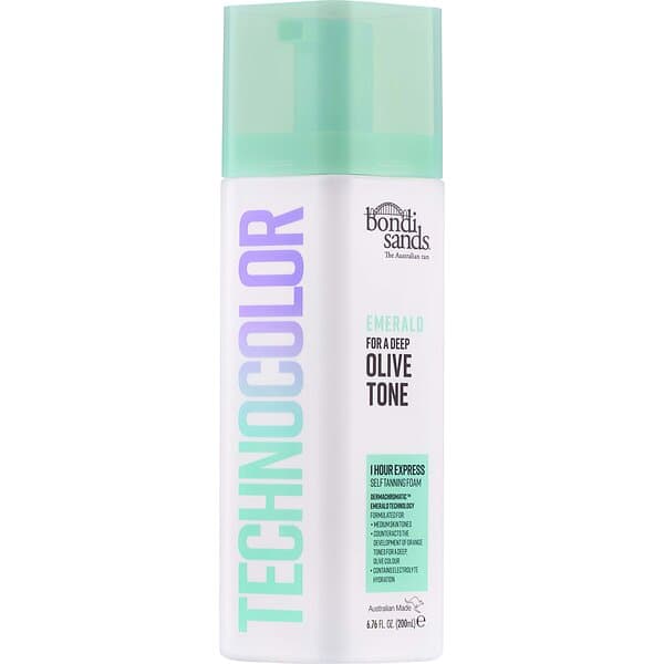 Bondi Sands Technocolor Emerald 1 Hour Express Self Tanning Foam 200ml