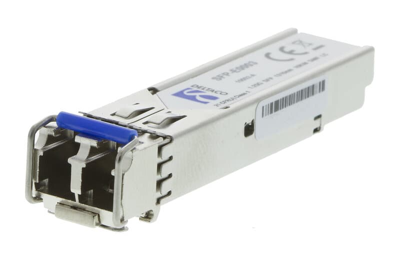 Deltaco SFP 1000Base-LX, LC, 1310nm, 20km, Single-Mode, Transceiver