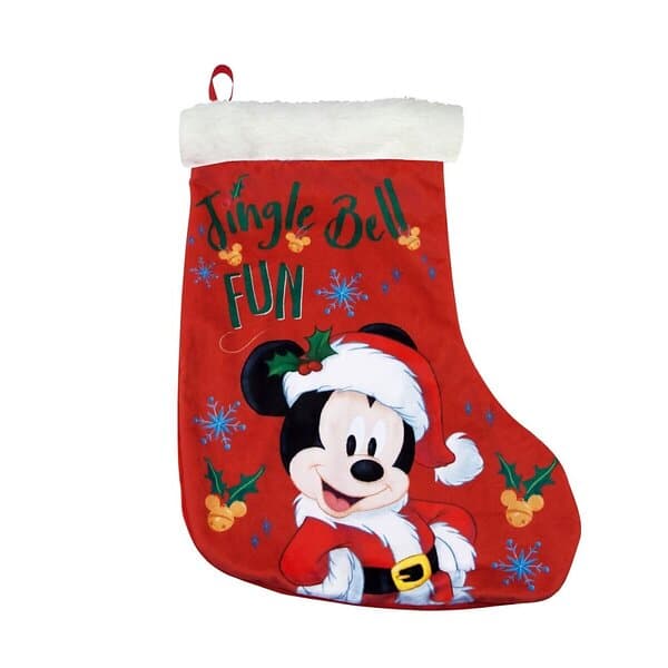 Julstrumpa Mickey Mouse Happy smiles 42 cm Polyester