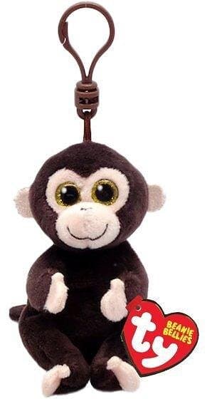 TY Beanie Bellies Clip Matteo Brown Monkey