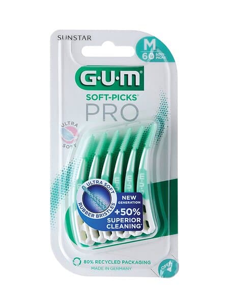 GUM Soft-Picks PRO Medium 60-pack (Mellanrumsborstar)