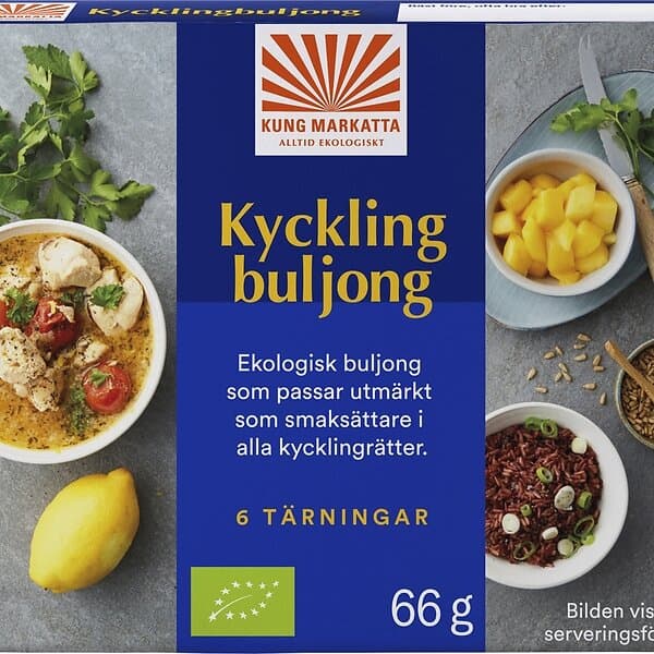 Kung Markatta Kycklingbuljongtärningar 6 st