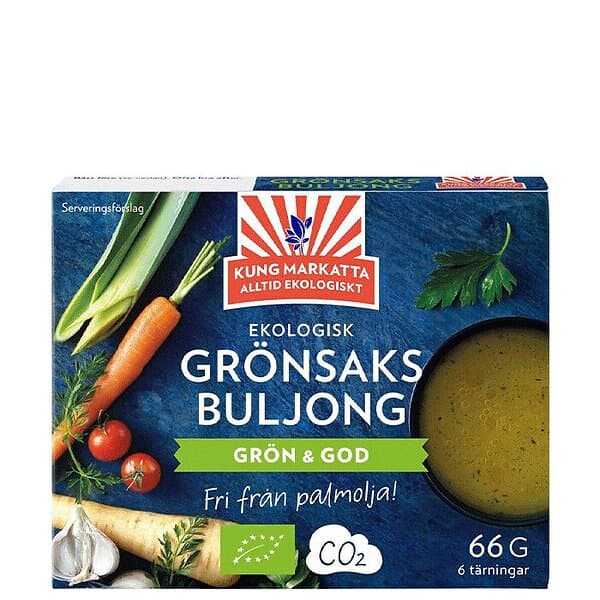 Kung Markatta Grönsaksbuljongtärningar 6 st