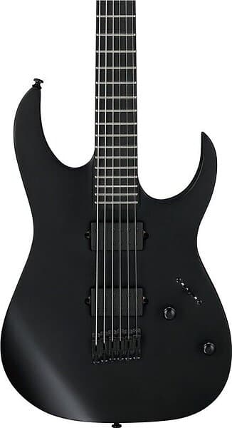 Ibanez RGRTBB21-BKF (Black Flat) Iron Label Baritone