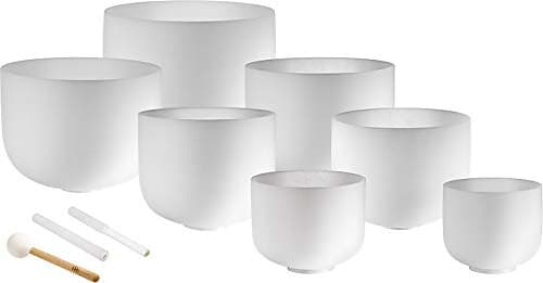 MEINL Sonic Energy CSBSETCHA Crystal Singing Bowl Chakra Set 7 pc