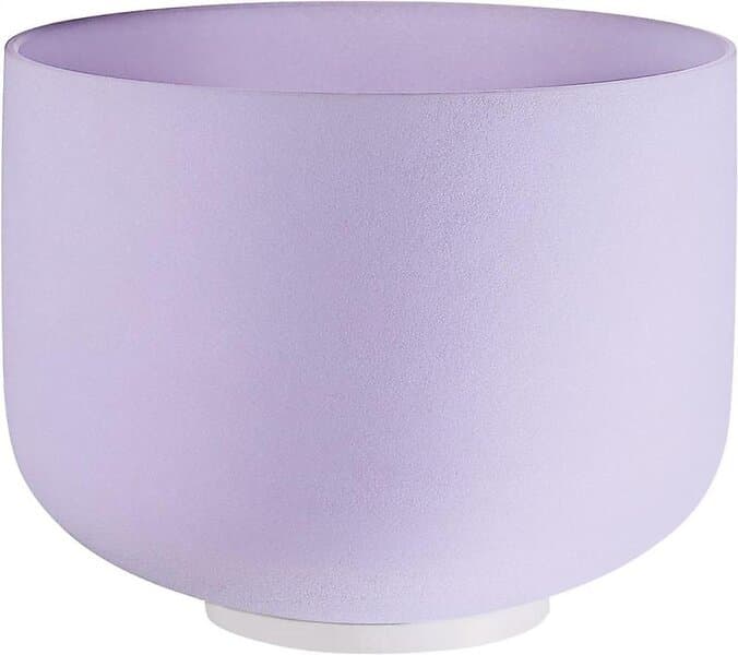 MEINL Sonic Energy CSBA8B Crystal Singing Bowl 8" B 432Hz Crown Chakra