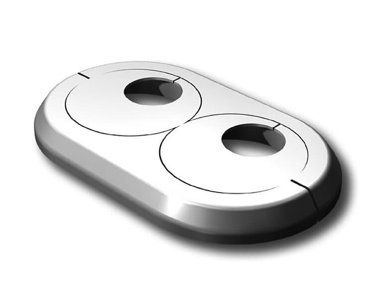 LK Täckbricka 16 mm dubbel c_c 27-63 vit