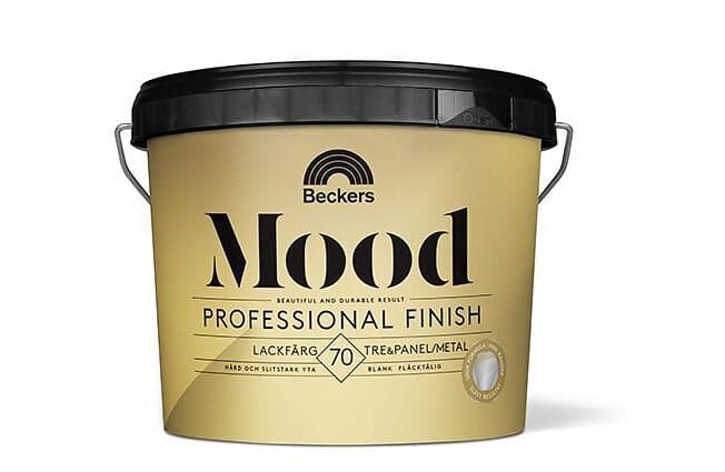 Beckers Mood Pro Finish Lackfärg 70 Blank, Vit, 3l 710009062