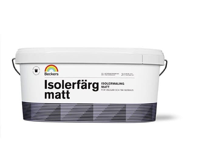 Beckers Isolerfärg Matt Vit 4l 710017247 4L