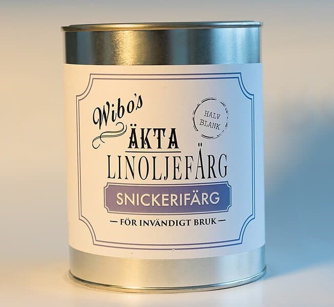 Wibo Färg Linoljefärg Snickerifärg Inomhus, Vit, 1l W100066