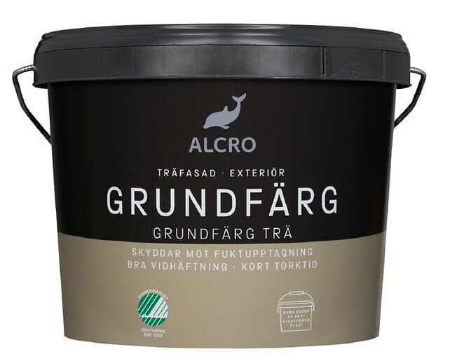 Alcro Grundfärg Utomhus, Vit, 3l 710014550