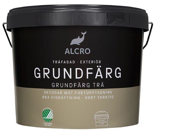 Alcro Grundfärg Utomhus, Vit, 10l 710014548