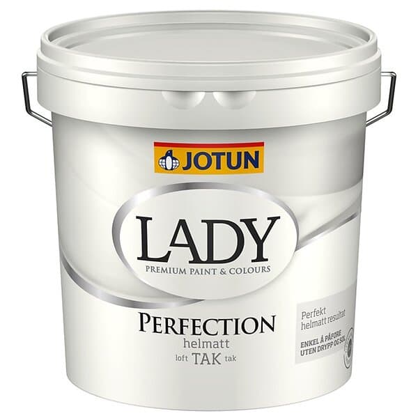 Jotun Takfärg Lady Perfection, Vit, 9l 25MMAAKVA