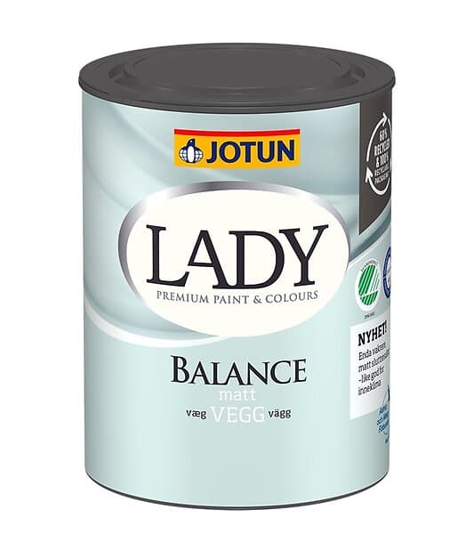 Jotun Lady Balance Vit/Bas 0,75l 6QPMAAARJ