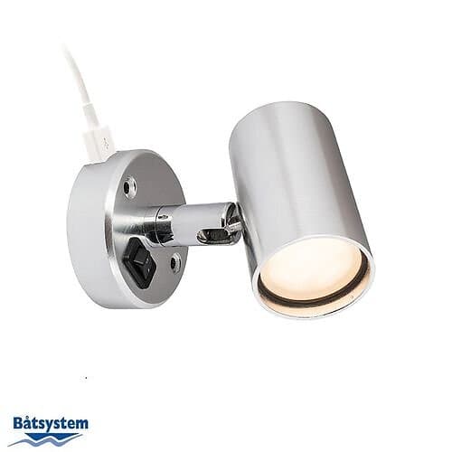 Båtsystem Läslampa led tube d2 med usb uttag