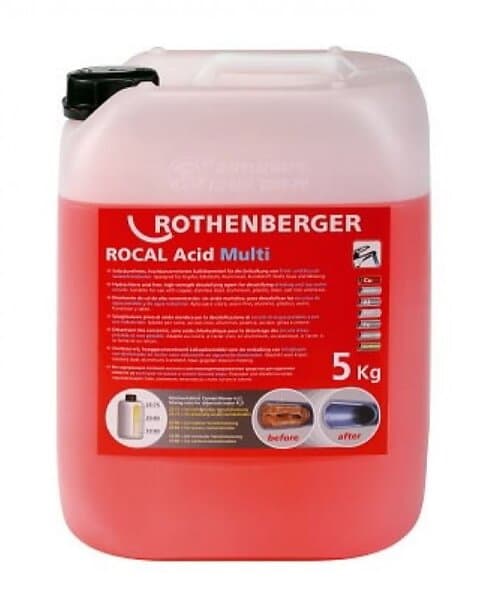 Rothenberger Avkalkningsmedel ROCAL ACID Multi; 5kg