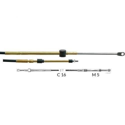 Ultraflex Reglagekabel C16 Quicksilver, 9 fot c1609