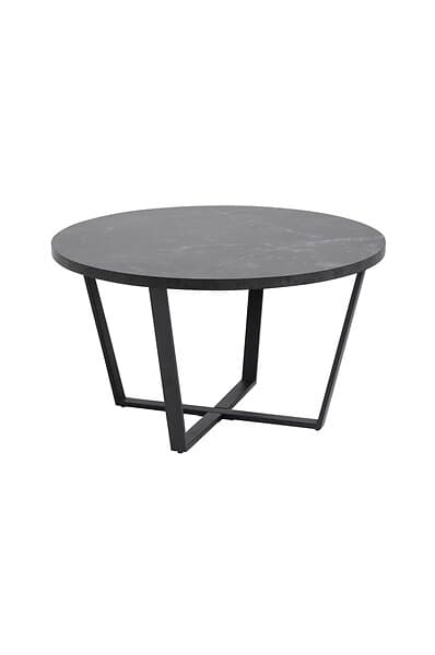 Nordform Soffbord Blanka, Diameter 77 cm Svart