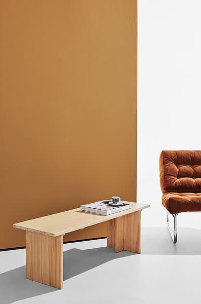 Pastill Bonjour soffbord 40x120 cm Vitsåpad 40