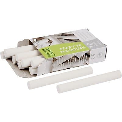Mungyo Tavelkritor Vita Längd: 8 cm 10 st