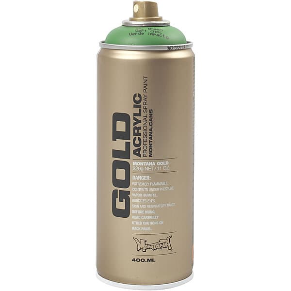 Montana GOLD Sprayfärg Shock Green 400ml Grön