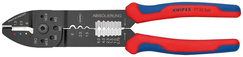 Knipex Presstång 9722240 240mm 1,5-6mm², för isolerade kabelskor