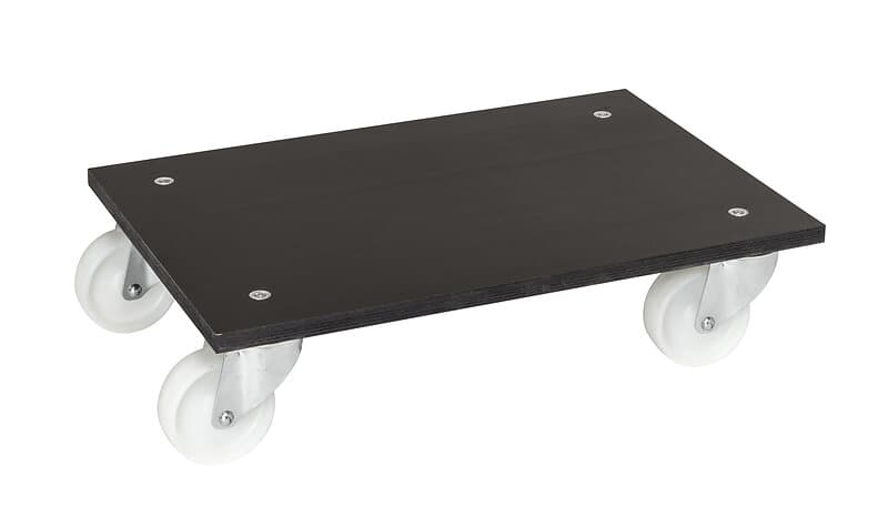 Kongamek Tralla 600x600x140mm, 300kg, Plywood, svart, Nylonhjul, 4 länk
