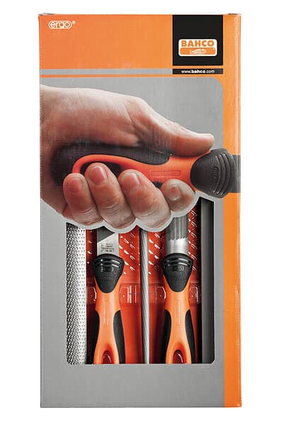 Bahco Handfil 1-479 ERGO i sats 250mm Medium 5 delar