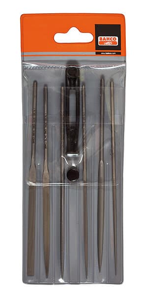 Bahco Nålfil 2-470 i sats 160mm Medium 6 delar