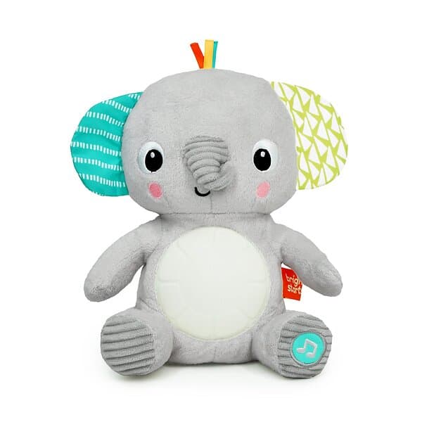 Bright Starts Hug-a-bye Baby™ Musical Light Up Gosedjur, Grått