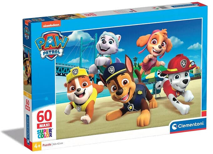 Clementoni Maxi Paw Patrol Barnpussel 60 Bitar