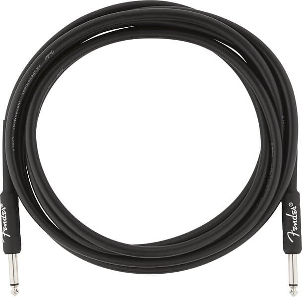 Fender Professional Series Instrument Cable 10' Black