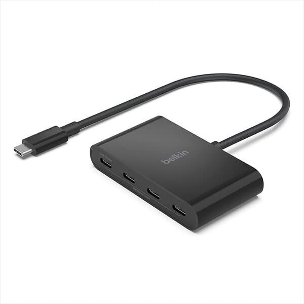 Belkin 4 port USB-C 3,2 Gen2 Hub 100W PD