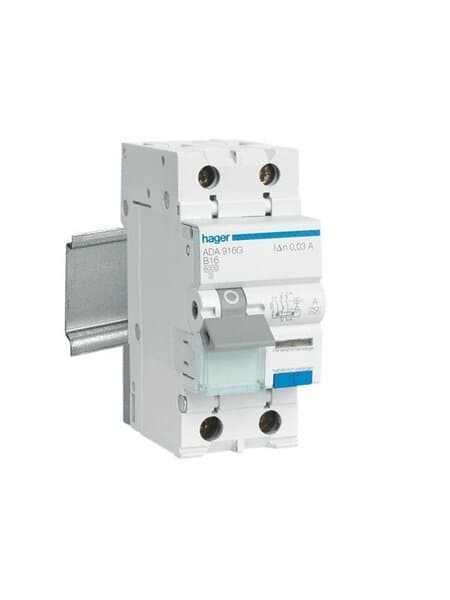 Hager Rcbo 1p+n 6ka b-10a 30ma a