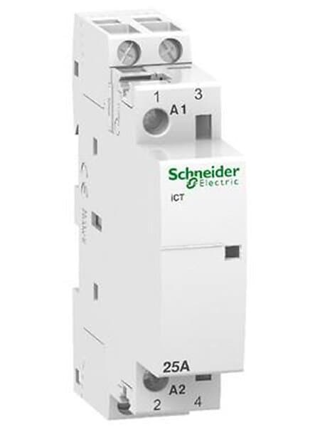 Schneider Electric Acti9 ict contactor 25 a 2 no 230 240 v ac 50 hz