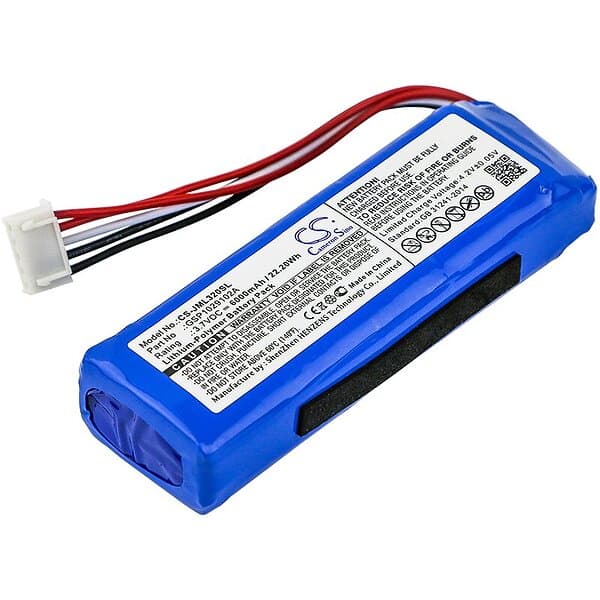 Batteri till JBL Charge 3 2016 Högtalare 6000mAh, 3,7V