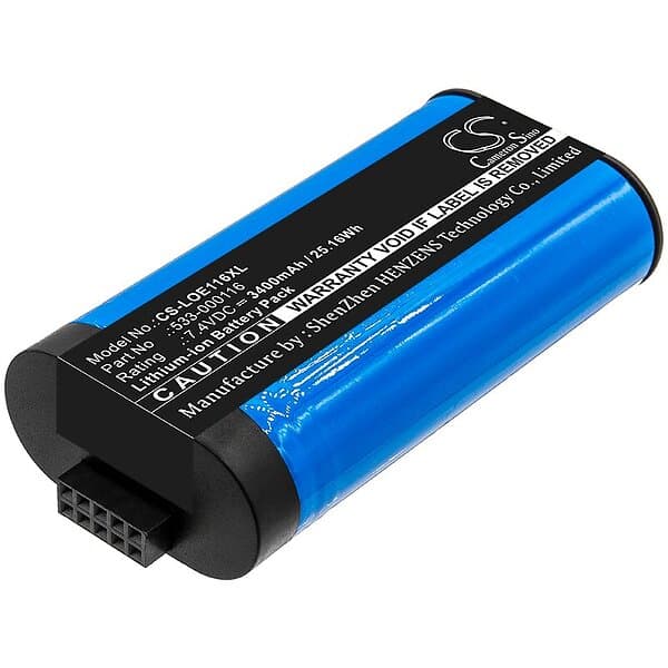 Batteri till Logitech 533-000116, UE MegaBoom m.fl. Högtalare 3400mAh, 7,4V
