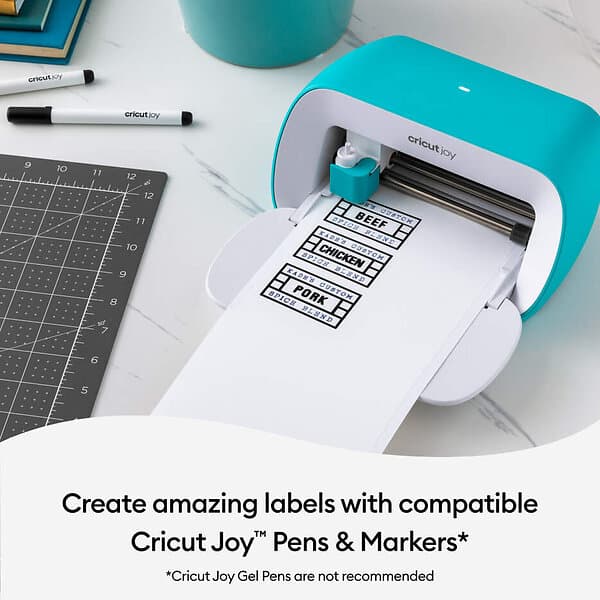 Cricut Joy Smart Label Writable Vinyl Removable 4-pack Svart