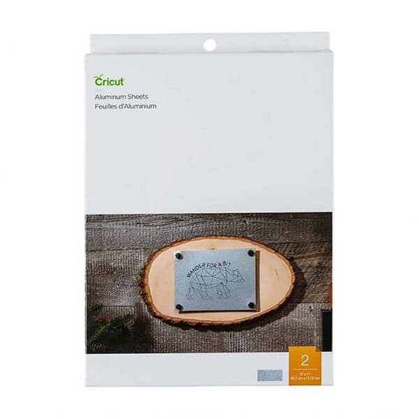 Cricut Aluminum Sheets 13 x 18 cm 2-pack