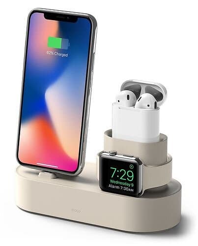 Elago Trio Charging Stand Grå