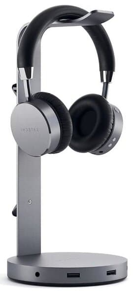 Satechi Aluminum Headphone Stand with built in USB Hub