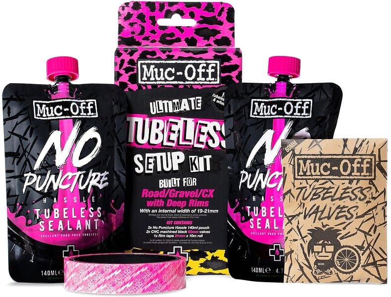 Ultimate Muc Off Road/gravel/cx Tubeless Setup Kit Svart 44 mm